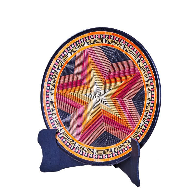 Enchapado en Tamo El Mural Artesanías de Pasto y Nariño